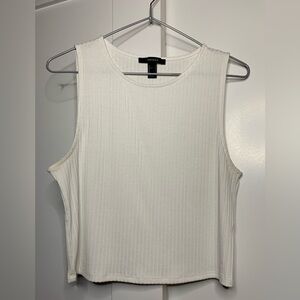 Forever 21 Ribbed Cropped Tank